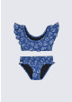 Henrietta Blue Flower Bikini