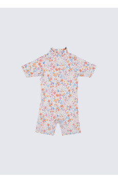 Surfer Pastel Flower SS Swim Play-suit SS