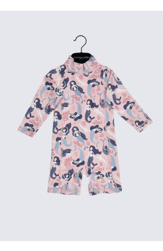 Dannie Mermaid Swim Play-suit LS