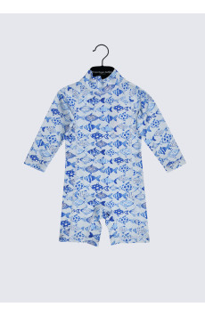 Dannie Fish Swim Play-suit LS