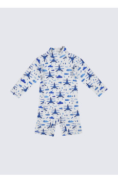 Dannie Plane Swim Play-suit LS