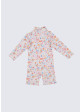 Dannie Pastel Flower LS Swim Play-suit LS