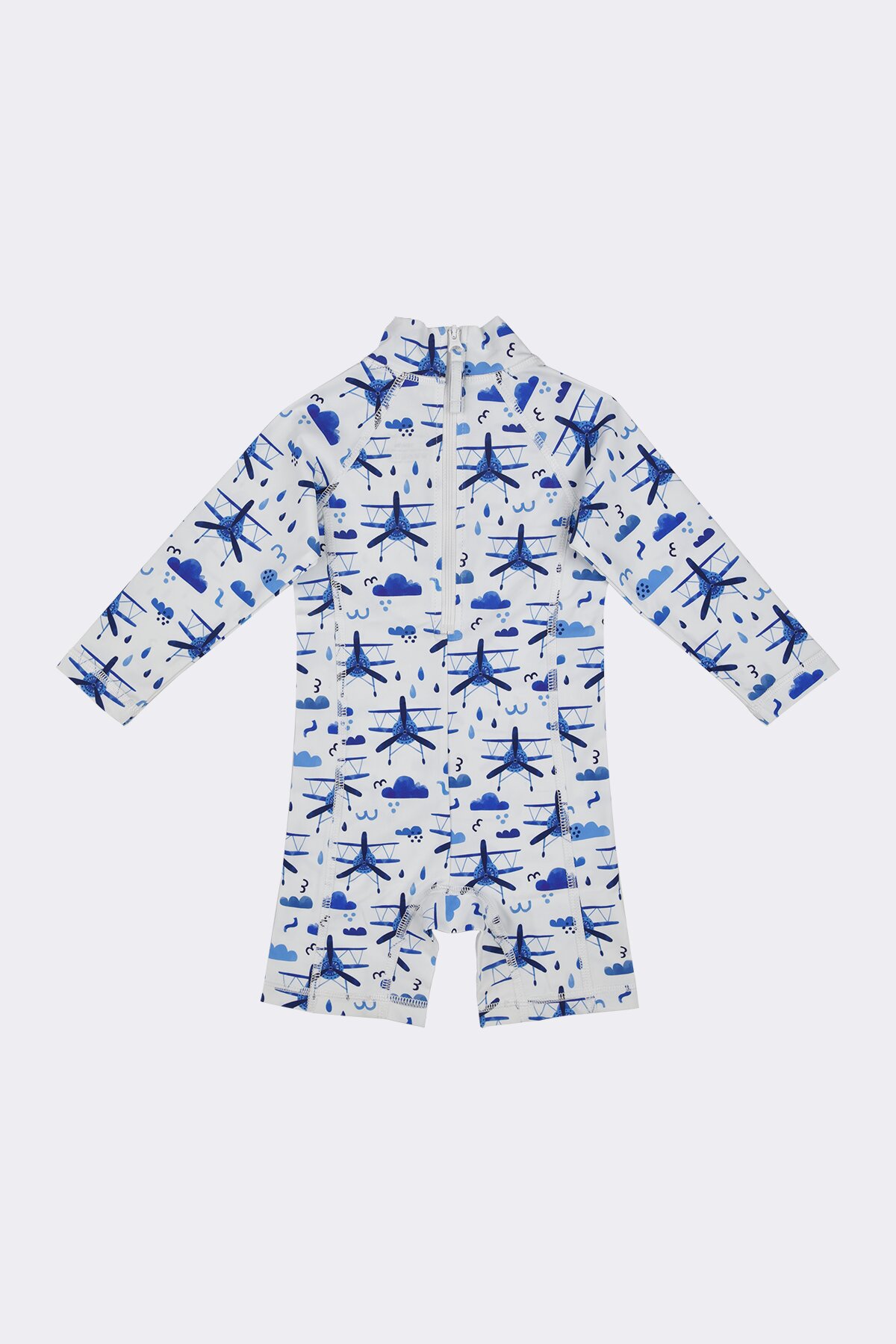 Dannie Plane Swim Play-suit LS - Image 2