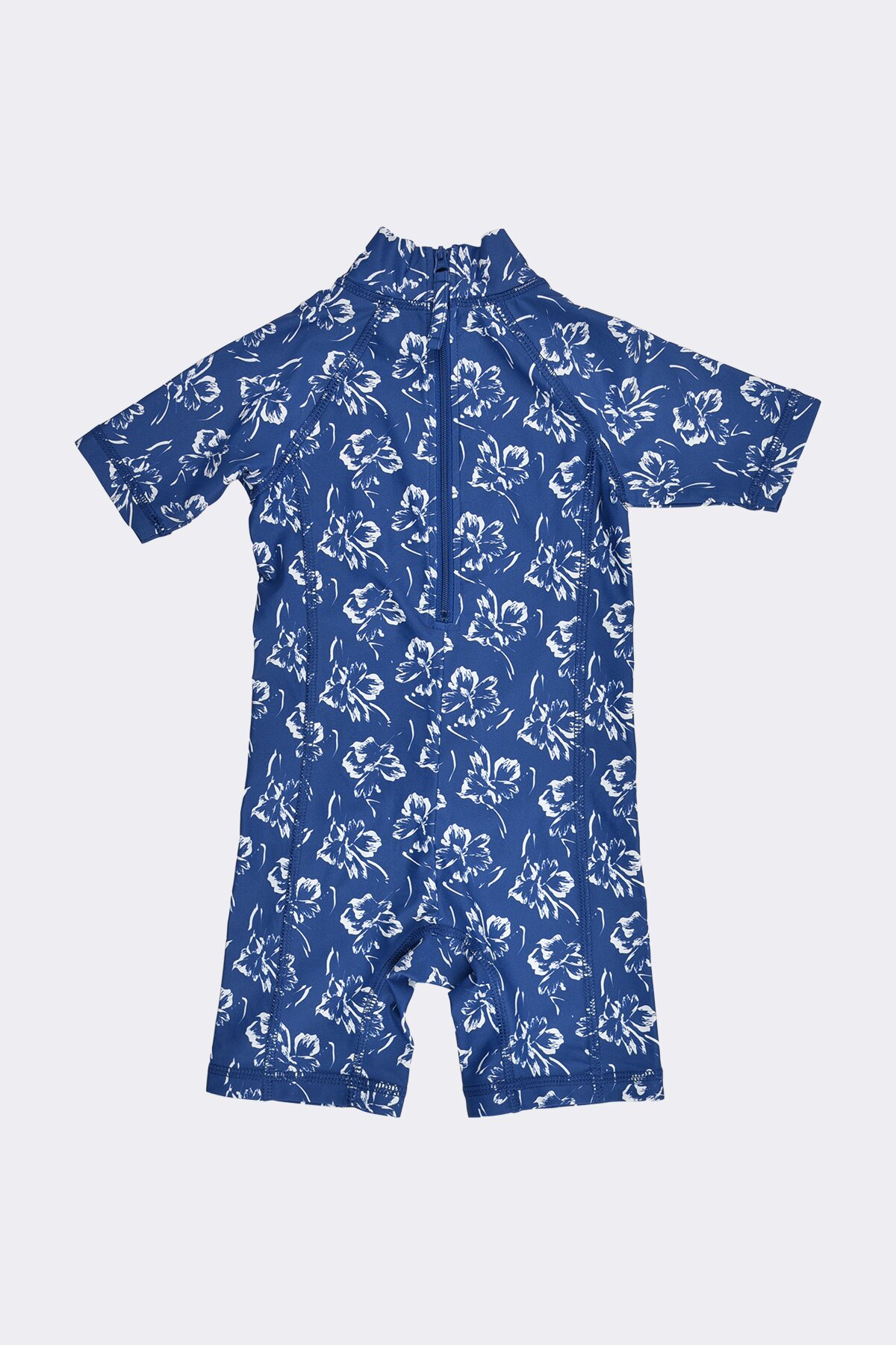 Surfer Blue Flower Swim Play-suit SS - Image 2