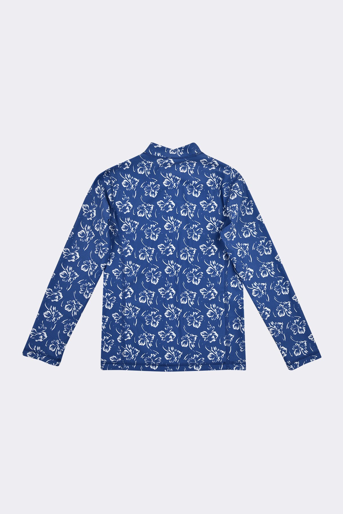 Billie Blue Flower Rashie LS - Image 2
