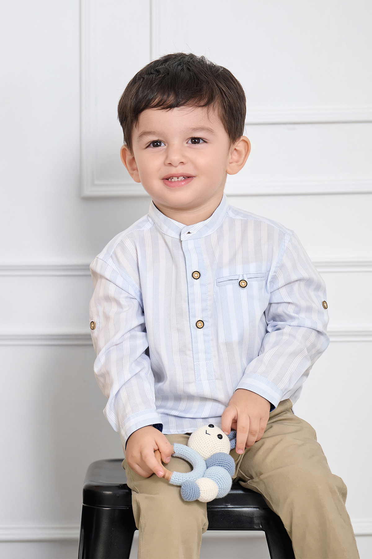 Bryan Stripe Shirt LS - Image 2