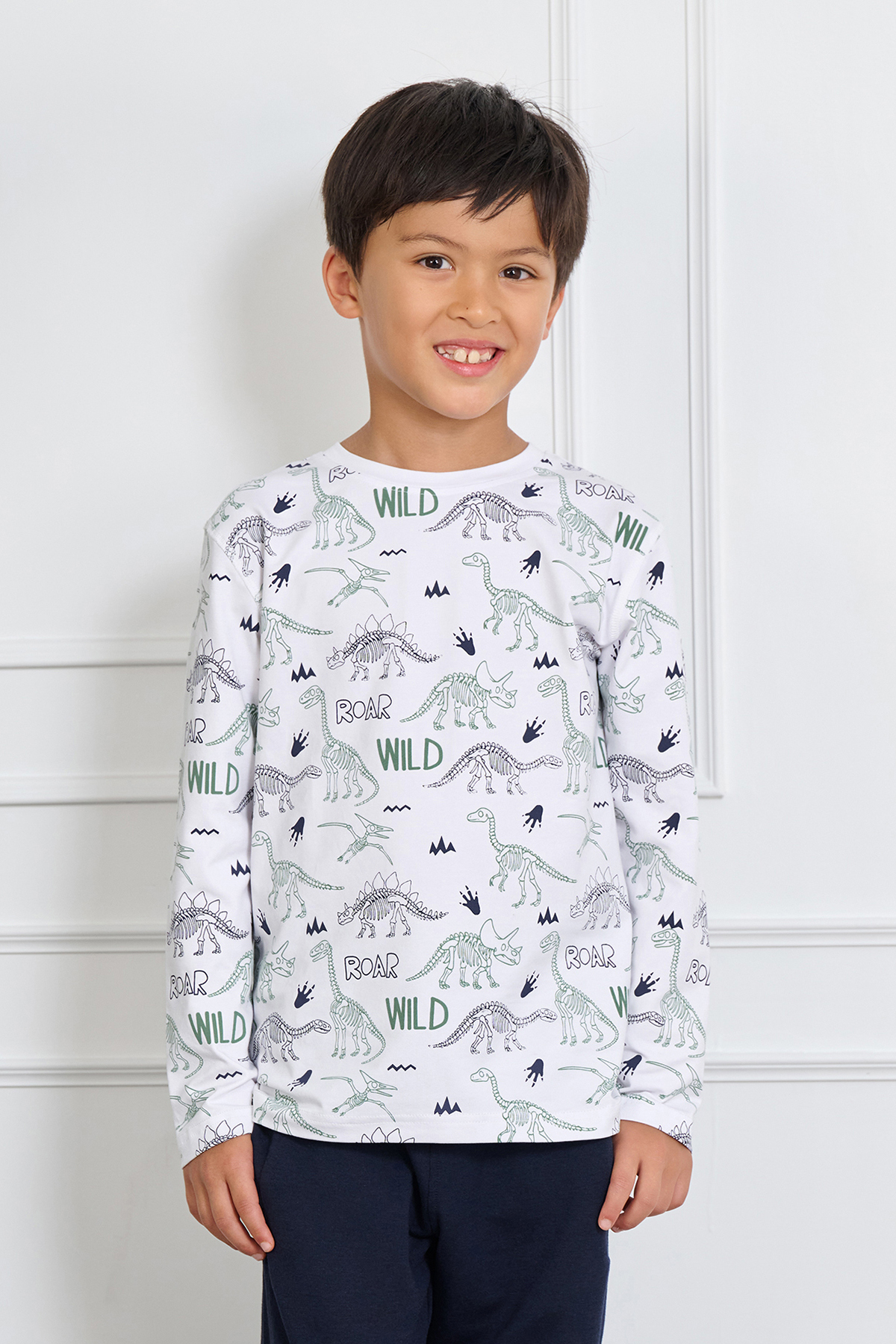 Ollie Dino T-shirt LS - Image 2